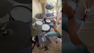 Quick jam on the Roland TD50x triggering Addictive Drums 2 plugin on Logic Pro roland td50 [upl. by Bari]