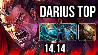 DARIUS vs TRYNDAMERE TOP  1624 Legendary 39k DMG 600 games  EUNE Master  1414 [upl. by Denyse]