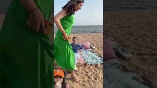 PRANK BESTIE SOK CANTIK DI PINGGIR PASIR PANTAI ⁉️shorts funny dubbing [upl. by Kirt]