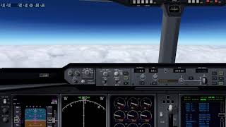 X Plane 11 OneWorld Qatar Freight to Luxembourg [upl. by Ellehcal]