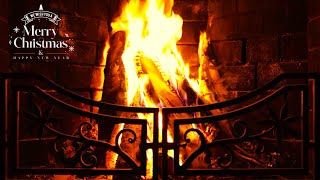 Yule Log Christmas Music 🔥 Christmas Fireplace Ambience Christmas Jazz Music Crackling Fire Sounds [upl. by Paloma]