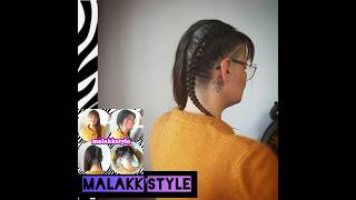 CORNROWS Undercut Femme Cheveux Longs Européen Coiffure [upl. by Alilahk891]