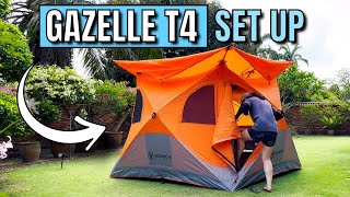 How to Set Up the Gazelle T4 Tent [upl. by Anatniuq179]