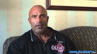 Mr Olympia 2012  Συνέντευξη Μιχάλη Κεφαλιανού Πριν Τον Αγώνα [upl. by Ardnasella]