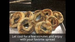 EVERYTHING New York Style Bagels RECIPE • REC TEC Greg [upl. by Ahsinej226]