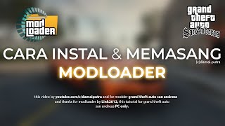 Cara Install Dan Menggunakan Modloader Di Gta Sa PC [upl. by Marmion96]