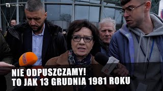 Rozzłoszczona Witek wyszła z siedziby TVP quotCo wasze pokolenie zrobiquot [upl. by Nerti]