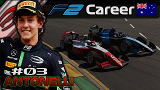 Das kostet mir den SIEG  Andrea ANTONELLI  03  🇦🇺  F2 24 [upl. by Dnomyar900]