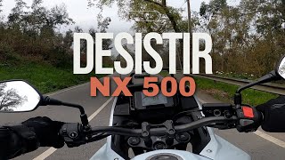 POR QUE DESISTIR DA HONDA NX500 [upl. by Stonwin562]