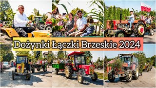 Parada ciągników 🚜🌾 Wiejskie dożynki Łączki Brzeskie 2024 🧑‍🌾 Jest klimat 🫶 [upl. by Pearse]