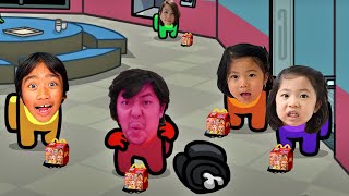 Ryans World Kaji Family Among Us Distraction Dance for McDonalds Happy Meals [upl. by Vrablik]