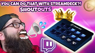 EASY WAY To Twitch Shoutout with Elgato Streamdeck [upl. by Sigfried]