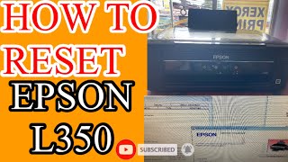 EPSON L350 Service Required  HOW TO RESET [upl. by Nagoh]