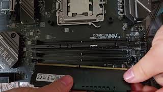 How to Install RAM on MSI B650 Gaming Plus WiFi Motherboard [upl. by Trinetta]