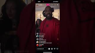 Kanye West controversial Instagram Live [upl. by Ferro]