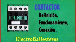 Contactor que es y como funciona [upl. by Htiduj]