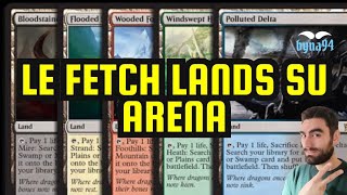 LE FETCH LANDS SU ARENA mtg magicthegathering mtgita mtgarena [upl. by Ennaecarg]