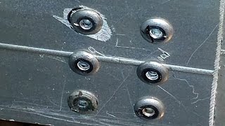 Three ways to remove the rivets [upl. by Hinman]