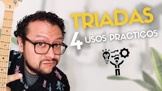 4 formas INCREÍBLES de usar las TRIADAS en guitarra [upl. by Esenwahs]