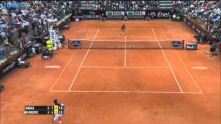 Rome 2014 Final Highlights Djokovic Nadal [upl. by Nannah]