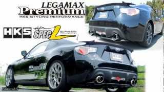 SCION FRSTOYOTA 86  SUBARU BRZ HKS EXHAUST SOUND [upl. by Aicargatla]