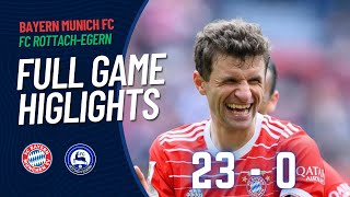 Bayern Munich vs Rottach Egern 270  All Goals amp Highlights [upl. by Tarryn803]