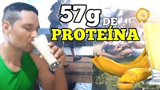 Shake Super Proteico Simples Fácil e Barato100 Vegano e Saudável [upl. by Kassie89]