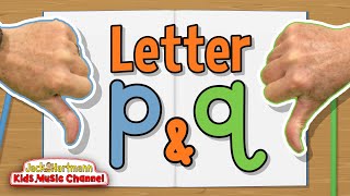 Letters p and q  Jack Hartmann [upl. by Ehr]