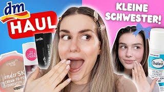 100€ DM Haul Challenge Kleine Schwester vs Große Schwester [upl. by Allecram]