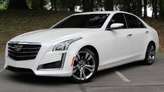 2015 Cadillac CTS VSport Start Up Road Test and In Depth Review [upl. by Arreik648]