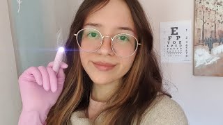 ASMR Peripheral vision test 🤓 medical rp lofi [upl. by Garvey269]