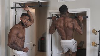 10 Min Home Pullup Bar Workout  Follow Along [upl. by Nodnyl]