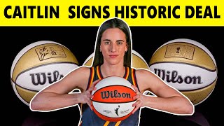 Caitlin Wilson Deal  Fever’s Caitlin Clark signs historic deal with Wilson [upl. by Iohk]