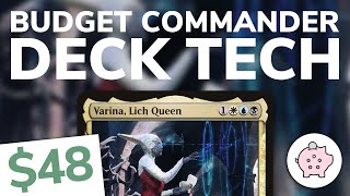 Varina Lich Queen  Budget Commander Deck Tech 48  Zombie Tribal Discard  EDH  MTG  Commander [upl. by Fishbein948]