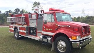 USED FIRE TRUCKS FOR SALE 1997 International Central States Pumper [upl. by Clancy490]