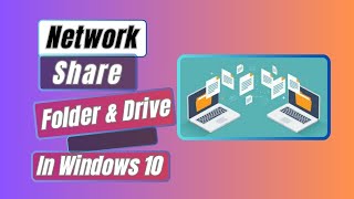 How to Network Share Folder and Drive in Windows 10 [upl. by Fang530]