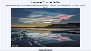 2024 July 07  Iridescent Clouds over Sweden [upl. by Anifur]