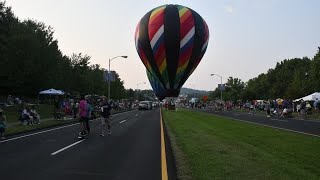 Hot air balloon takes to the sky at Fun Fest [upl. by Blinni186]