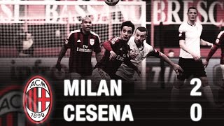 MilanCesena 20 Highlights  AC Milan Official [upl. by Ardrey]