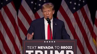 Donald Trump addresses Nevada voters after winning Republican caucuses [upl. by Enelahs945]