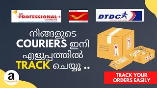 How to Track a Shipment in DTDC Professional Courier IndiaPost etc  Malayalam Courier Tracking [upl. by Haymes]