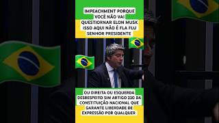 Dep diz Para Presidente do Senado que ele é avalista do Min Alexandre de Moraes prafrentebrasilwe [upl. by Finnegan]