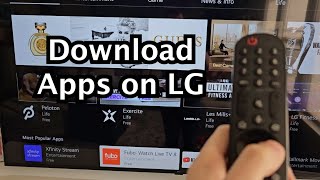 LG Smart TV  How to Download Apps [upl. by Jacinta866]