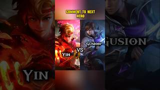 YIN VS GUSION 🙂 mobilelegends mlbb yin vs gusion shorts [upl. by Halullat309]