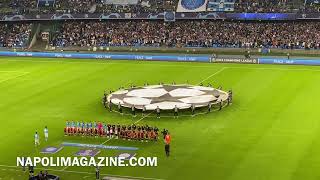 VIDEO NM  NapoliAjax urlo Champions da brividi al Maradona [upl. by Lebar121]