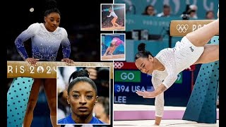 Simone Biles amp Suni Lees Shocking Falls [upl. by Wack]