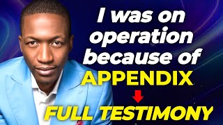 I WAS ON OPERATION BECAUSE OF APPENDIX FULL TESTIMONY  PROPHET UEBERT ANGEL [upl. by Herzberg]