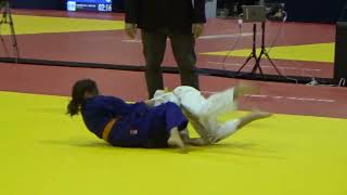 Carmen vs Luna Judo Youth Nationals Atlanta 2024 [upl. by Reinnej]