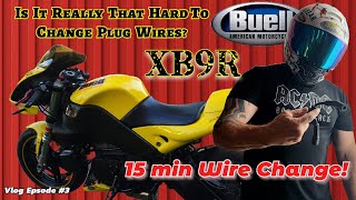 Buell XB9R  XB12  Changing Plug Wires Is It Really That Hard  Episode 3 Motovlog [upl. by Drexler22]