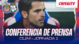 Fernando Gago en Conferencia de Prensa  Chivas vs Santos  J1 Clausura 2024 [upl. by Haneen]